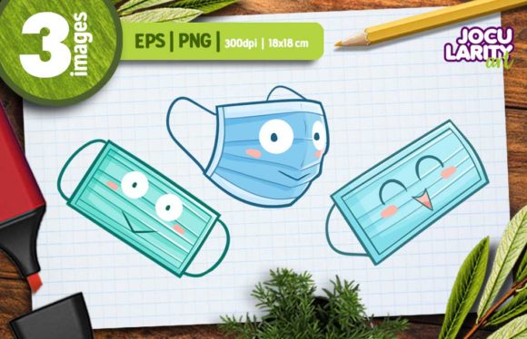 Adorable Protection: Using Cute Kawaii Face Mask Illustrations