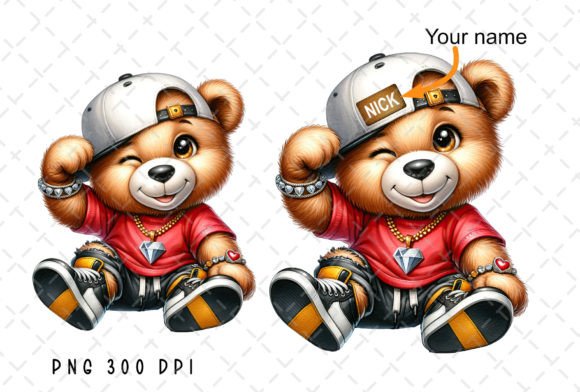 Cute Teddy Bear Hip Hop Brown PNG: A Guide to Creative Use