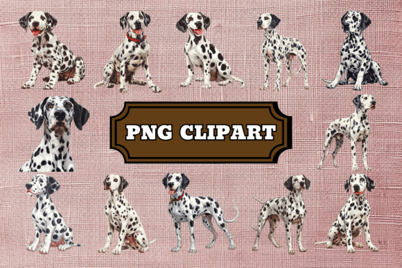 Dalmatian Dog Clipart Bundle: Your New Go-To for Playful Designs