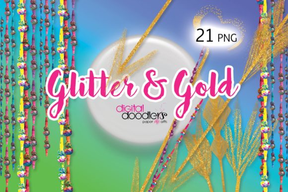 Glitter & Gold: Elevate Your Projects with Embellished Digital Arrows