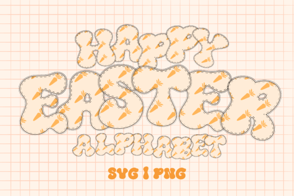 Happy Easter Alphabet: A Festive Creative Font Set