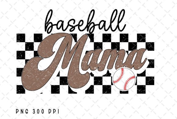 Retro Baseball Mama Mom Checkered PNG: A Designer's Practical Guide