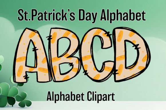 St. Patrick's Day Alphabet a-Z Letters2: Your Festive Design Toolkit