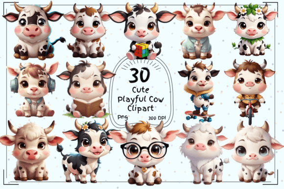 Why This Kawaii Cow Clipart Changes Your Design Game